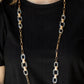 Paparazzi Accessories Have I Made Myself  Clear? - Gold Long Necklaces - Lady T Accessories