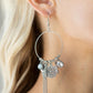Tweet Dreams - Silver Earrings free-spirited charms, including opal and white gems, a floral medallion, a bird in flight, and a fluttering feather, dangle from a dainty silver ring coalescing into a charming lure. Earring attaches to a standard fishhook fitting.  Sold as one pair of earrings.  Paparazzi Jewelry is lead and nickel free so it's perfect for sensitive skin too!