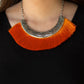 Paparazzi Accessories Might and Mane - Orange Tassel Necklaces - Lady T Accessories