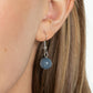 Paparazzi Accessories - Race to the Pop - Blue Necklaces an oversized collection of glassy Spring Lake beads and shiny silver discs are threaded along an invisible wire, creating a dramatic pop of color below the collar. Features an adjustable clasp closure.  Sold as one individual necklace. Includes one pair of matching earrings.