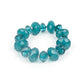 Paparazzi Accessories - Happy-GLOW-Lucky - Blue Bead Necklace