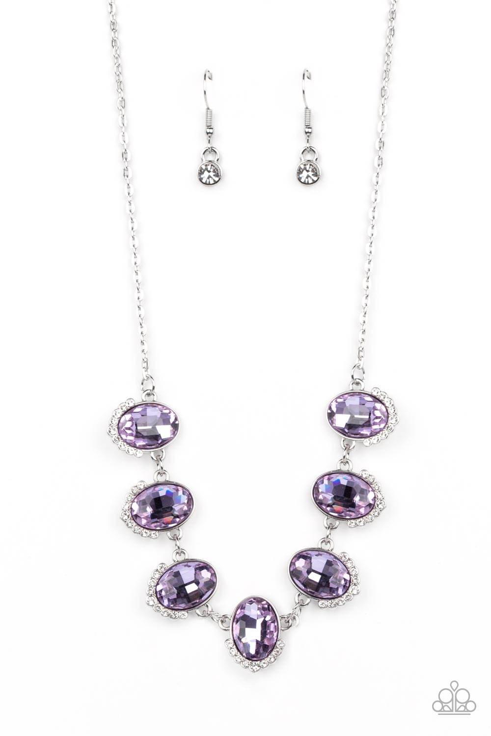 Paparazzi Accessories Unleash Your Sparkle Purple Rhinestone Neckl Lady T Accessories