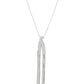 Paparazzi Accessories - Out of the SWAY - White Rhinestone Necklaces