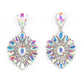 Paparazzi Accessories - My Good LUXE Charm - Multi Iridescent Earrings bordered in dainty white rhinestones, an iridescent gem is pressed into the center of an explosion of iridescent marquise cut rhinestones. The icy frame swings from the bottom of a solitaire iridescent teardrop rhinestone, adding flirtatious movement to the jaw-dropping display. Earring attaches to a standard post fitting. Due to its prismatic palette, color may vary.  Sold as one pair of post earrings.
