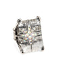 Paparazzi Accessories - Starry Serenity - Multi Rings a white iridescent rhinestone-dotted star twinkles behind a glassy pane that seemingly floats atop the pronged frame, resulting in a stellar statement piece. Due to its prismatic palette, color may vary. Features a stretchy band for a flexible fit.  Sold as one individual ring.