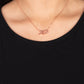 shiny copper letter "X" and a letter "O" in the same metallic sheen, slide along a classic shiny copper chain, creating a dainty, fun-loving design. Features an adjustable clasp closure.  Sold as one individual necklace. Includes one pair of matching earrings.
