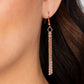 shiny copper letter "X" and a letter "O" in the same metallic sheen, slide along a classic shiny copper chain, creating a dainty, fun-loving design. Features an adjustable clasp closure.  Sold as one individual necklace. Includes one pair of matching earrings.