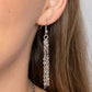 Paparazzi Accessories - Crystal Catwalk - Pink Necklace chiseled into a colorful collection, two layers of transparent pink crystal-like stones swings from the bottom of two dainty silver chains for a handcrafted, artisanal look. Features an adjustable clasp closure. As the stone elements in this piece are natural, some color variation is normal.  Sold as one individual necklace. Includes one pair of matching earrings.