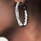 Paparazzi Accessories Glitzy By Association - Gunmetal Blockbuster Earrings - Lady T Accessories
