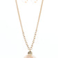 Paparazzi Accessories A Top-SHELLer - Gold Necklaces - Lady T Accessories