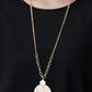 Paparazzi Accessories A Top-SHELLer - Gold Necklaces - Lady T Accessories