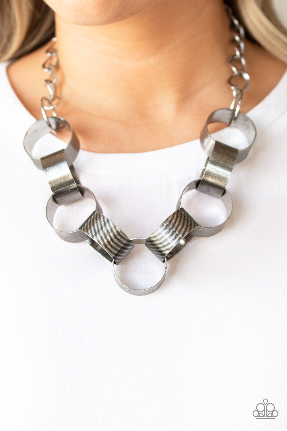 Paparazzi Accessories Big Hit - Silver Necklaces - Lady T Accessories