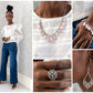 Glimpses of Malibu Complete Trend Blend - February 2022 Fashion Fix Set featuring playful styles accented with fun pops of color, the Glimpses of Malibu Collection is an endearing assortment of cheerful and whimsical laid-back fashion. From the bubbly outgoing socialite who isn’t afraid to make a fashion statement to the introspective wallflower who is charmed by soft feminine prints and flawless finishing touches, there’s something for everyone in the Glimpses of Malibu Collection.