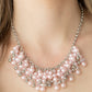 Paparazzi Accessories - Champagne Dreams - Pink Pearl Necklaces