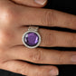 Paparazzi Accessories Crown Culture - Purple Rings - Lady T Accessories