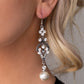 Paparazzi Accessories Elegantly Extravagant - White Earrings - Lady T Accessories