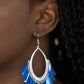 Paparazzi Accessories Fine-Tuned Machine - Blue Earrings - Lady T Accessories