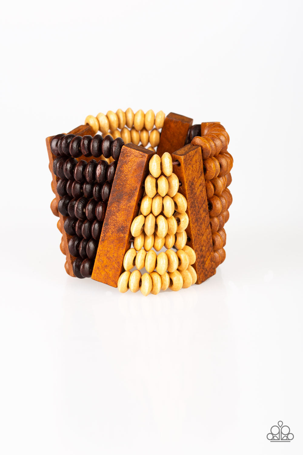 Paparazzi Accessories Haute In Hispaniola - Brown Bracelets - Lady T Accessories
