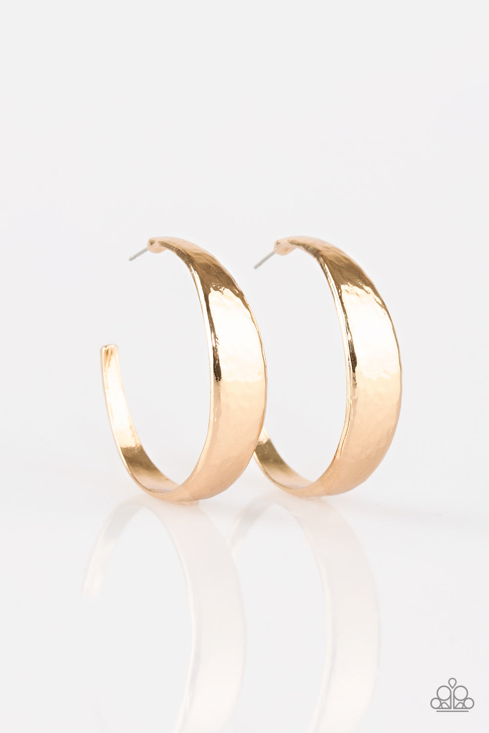 Paparazzi Accessories HOOP and Holler - Gold Earrings - Lady T Accessories