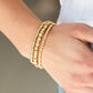 Paparazzi Accessories Let There Beam Light - Gold Bracelets - Lady T Accessories