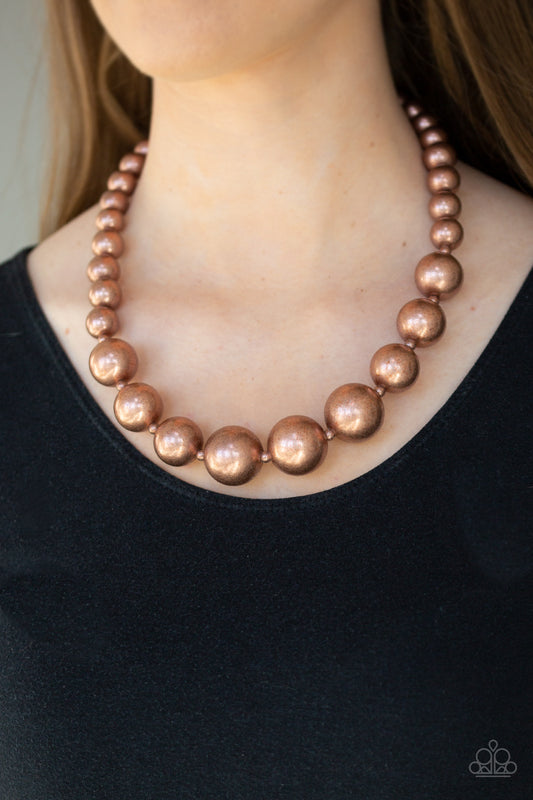 Paparazzi Accessories Living Up to Reputation - Copper Necklaces - Lady T Accessories
