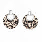 Paparazzi Accessories Metro Zoo - White Earrings - Lady T Accessories