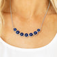 Paparazzi Accessories Serenely Scattered - Blue Necklaces - Lady T Accessories