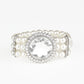 Paparazzi Accessories Speechless Sparkle - White Bracelets - Lady T Accessories