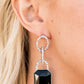 Paparazzi Accessories Superstar Status - Black Earrings - Lady T Accessories