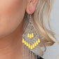 Paparazzi Accessories Trending Trandescence - Yellow Earrings  - Lady T Accessories