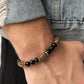 Unity - Brown Tiger's Eye Urban Stretch Bracelets infused with dainty silver accents, glassy black and tiger's eye stone beads are threaded along a stretchy band around the wrist for a stackable seasonal look.  Sold as one individual bracelet.  Paparazzi Jewelry is lead and nickel free so it's perfect for sensitive skin too!