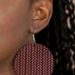 Paparazzi Accessories Weave Your Mark - Red Earrings - Lady T Accessories