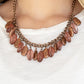 Paparazzi Accessories Fringe Fabulous - Copper Necklaces - Lady T Accessories