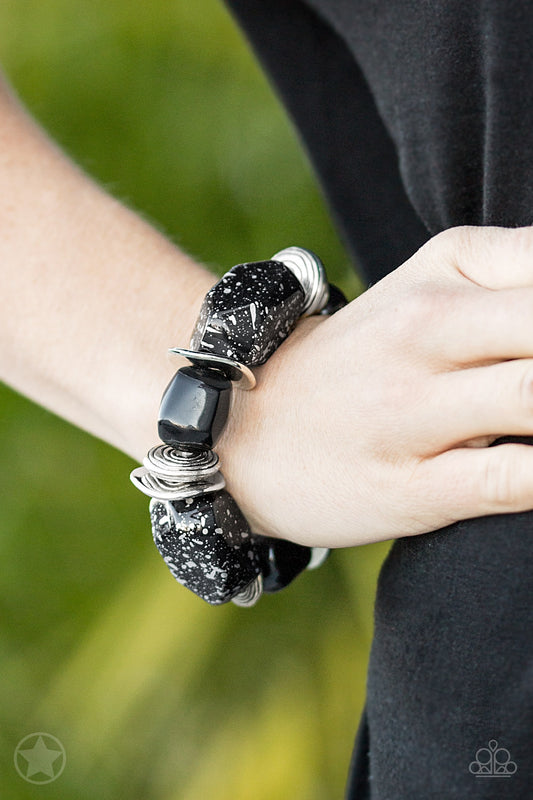 Paparazzi Accessories Glaze of Glory - Black Bracelets - Lady T Accessories