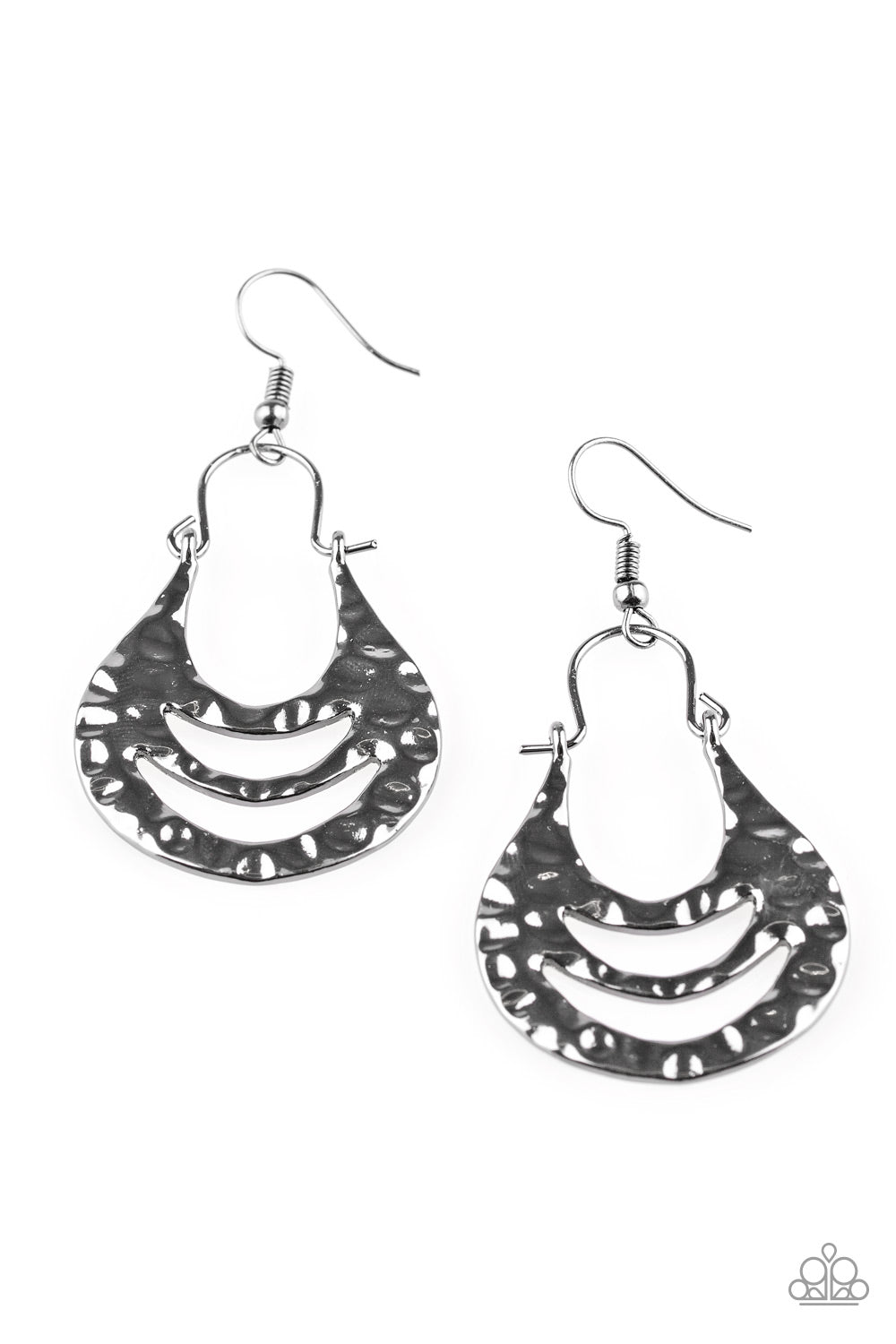 Paparazzi Accessories Hang Zen Black Earrings - Lady T Accessories