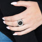 Paparazzi Accessories Gliterring Go-Getter - Black Rings - Lady T Accessories