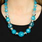 Paparazzi Accessories Dine and Dash - Blue Necklaces - Lady T Accessories