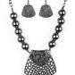 Paparazzi Accessories Large and In Charge - Black Necklaces - Lady T Accessories