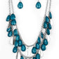 Paparazzi Accessories Life of Fiesta - Blue Necklaces - Lady T Accessories