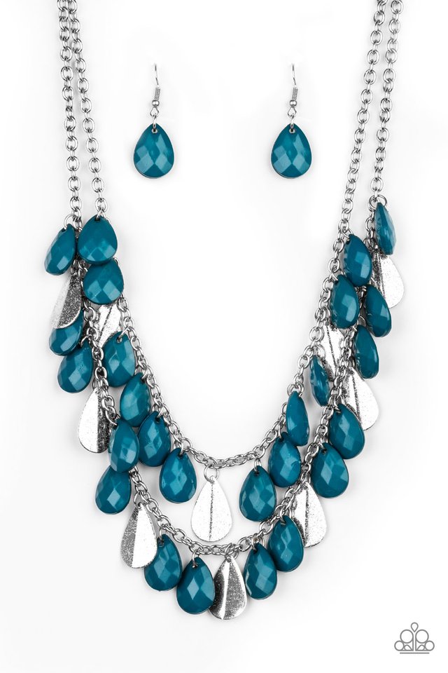 Paparazzi Accessories Life of Fiesta - Blue Necklaces - Lady T Accessories