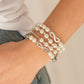 Paparazzi Accessories Limitless Luxury - White Bracelets - Lady T Accessories