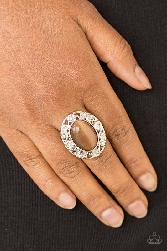 Paparazzi Accessories Moonlight Marigold - Brown Rings - Lady T Accessories
