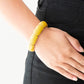 Paparazzi Accessories Peace Out - Yellow Bracelets - Lady T Accessories