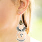 Paparazzi Accessories Progressively Pioneer - Green Earrings - Lady T Accessories