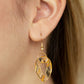Paparazzi Accessories Put It On Ice - Gold Necklaces - Lady T Accessories
