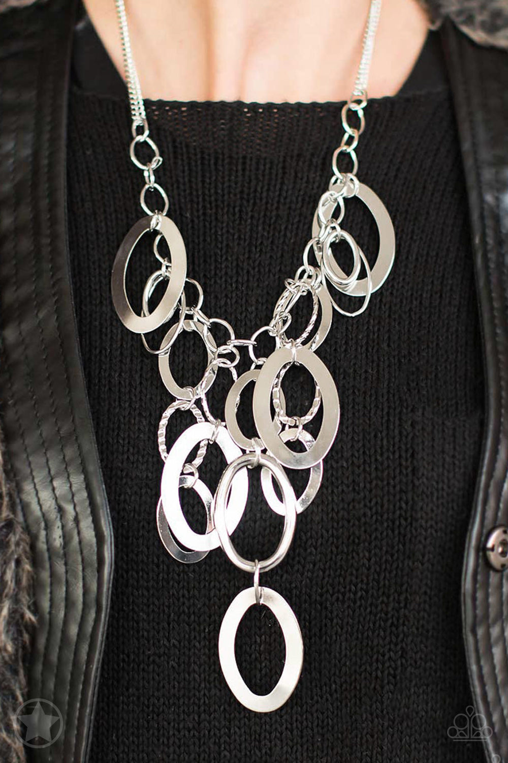Paparazzi Accessories A Silver Spell - Silver Blockbuster Necklaces - Lady T Accessories