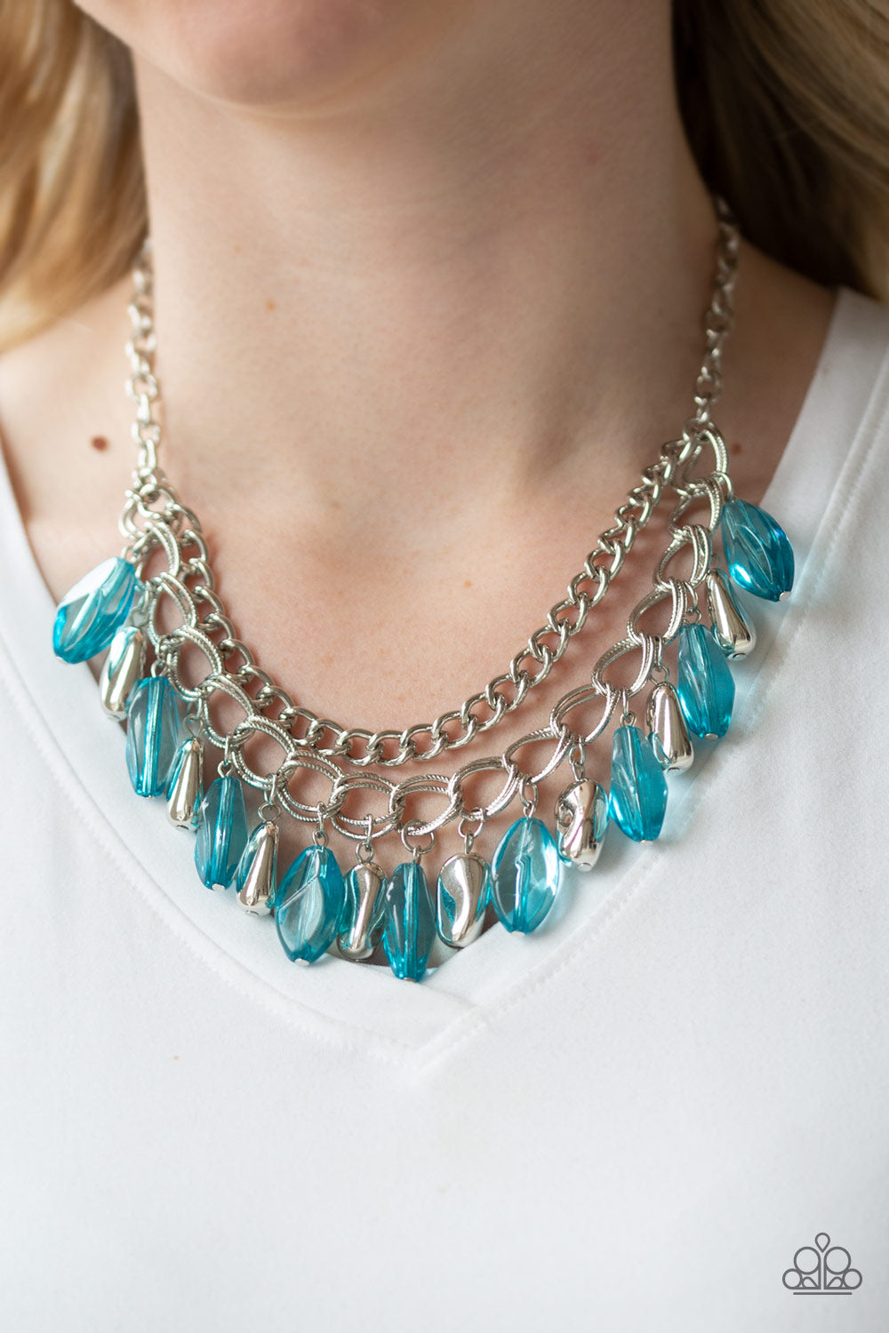Paparazzi Accessories Spring Daydream - Blue Necklaces - Lady T Accessories
