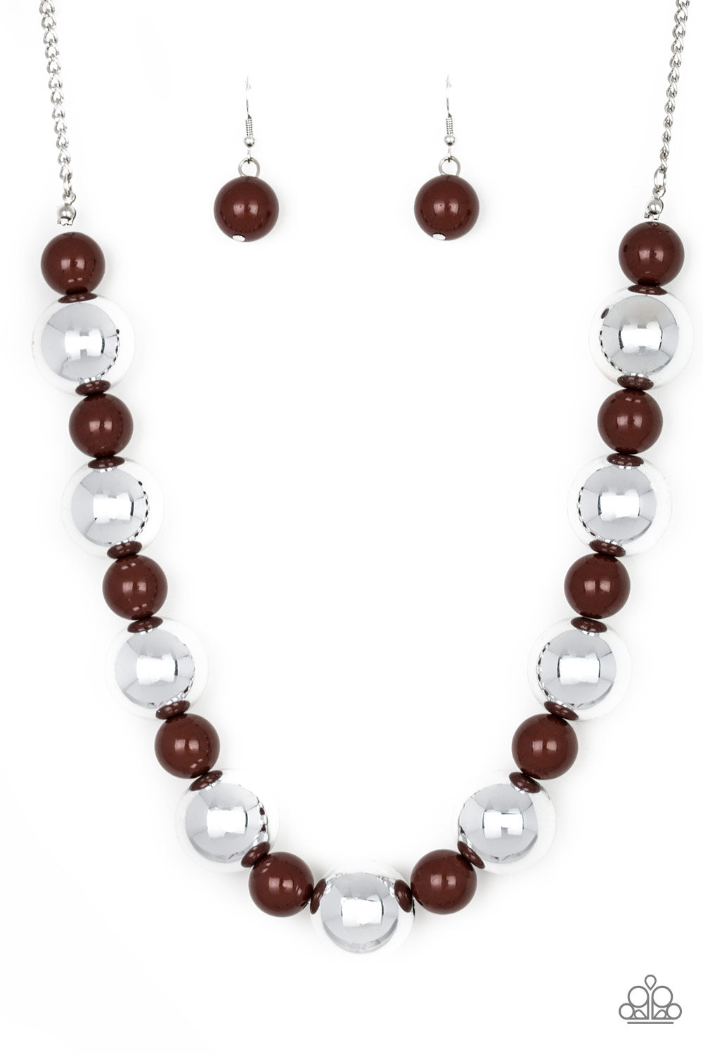 Paparazzi Accessories Top Pop - Brown Necklaces - Lady T Accessories