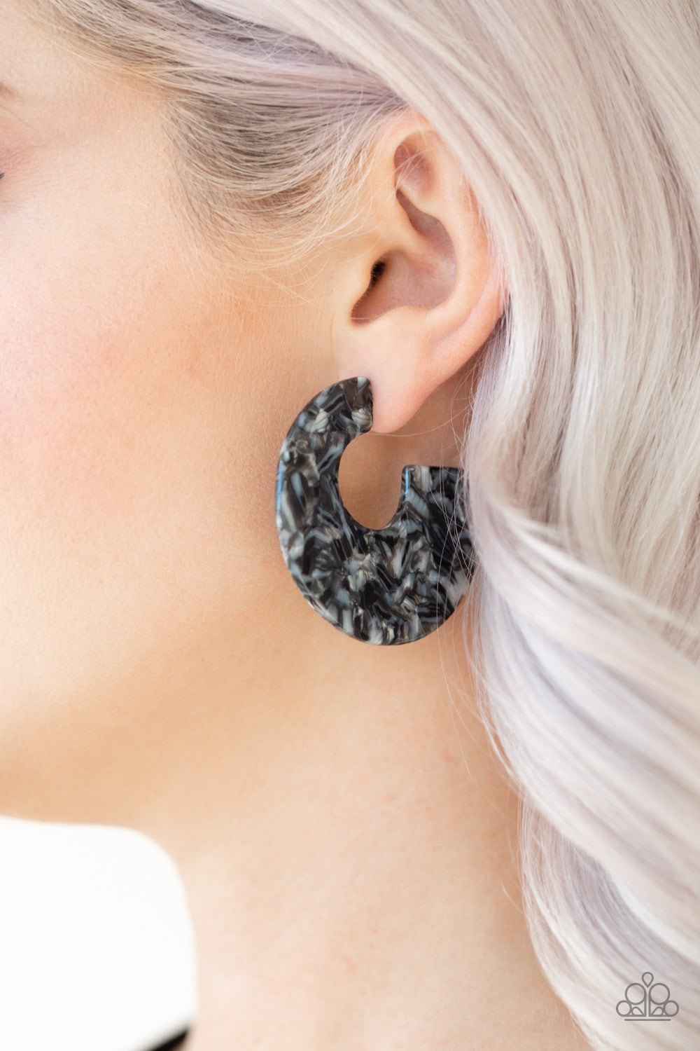 Paparazzi Accessories Tropically Torrid - Black Earrings - Lady T Accessories