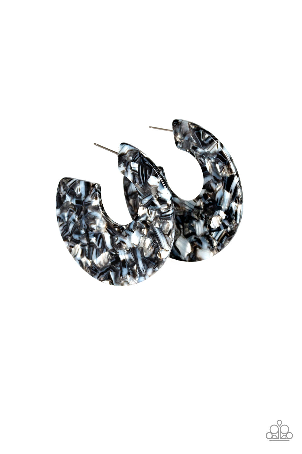 Paparazzi Accessories Tropically Torrid - Black Earrings - Lady T Accessories